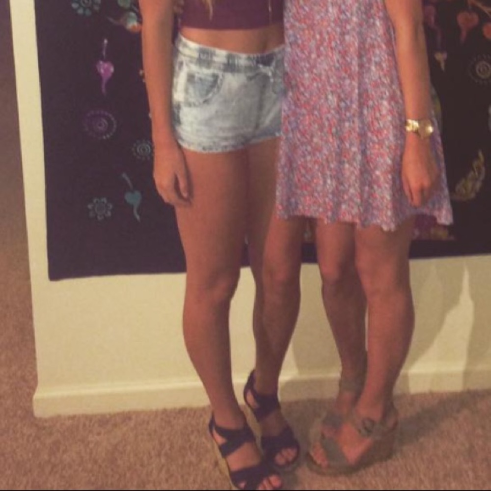 Denim washed Shorts